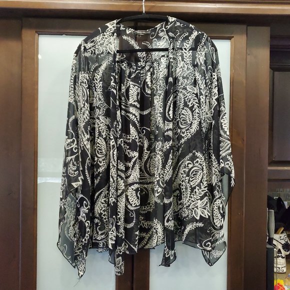 INC International Concepts Sheer Kimono - Picture 1 of 6